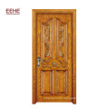 Puertas de madera maciza de madera Diseño de la puerta de entrada de la puerta principal de roble rojo de Estados Unidos